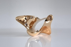 trans-dimensional object "transition" Bronze polished