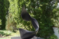 trans-dimensional object "evolution-L" Bronze patinated