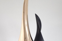 "peak" PAIR Bronze polished / Lacquer technique